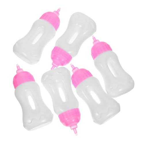WOONEKY 6 Stück Teiliges Mini Babyflaschen aus Sicherem und Pe Robuste Puppenflaschen für Rollenspiel Zubehör für Doll Spiele und Fördert Kreativität und Eltern Junge Mädchen Bindung WOONEKY 6 Stück Teiliges Mini Babyflaschen aus Sicherem und Pe Robuste Puppenflaschen für Rollenspiel Zubehör für Doll Spiele und Fördert Kreativität und Eltern Junge Mädchen Bindung von WOONEKY