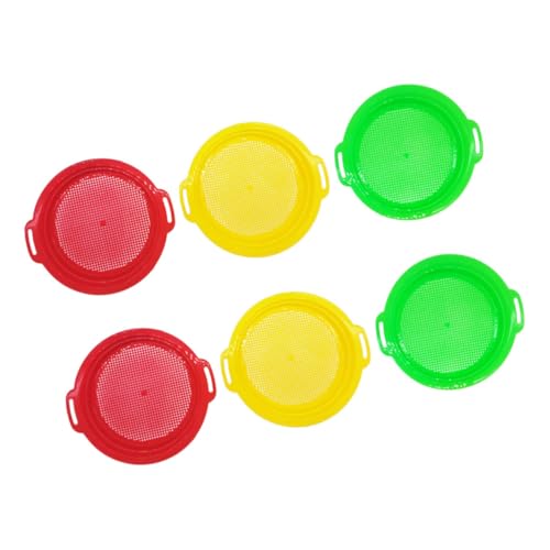 WOONEKY 6 Stück Teiliges Sandsieb für Sandspielzeuge für Strand Langlebig und Tragbar für Ausflüge und Gemeinsame im Freien WOONEKY 6 Stück Teiliges Sandsieb für Sandspielzeuge für Strand Langlebig und Tragbar für Ausflüge und Gemeinsame im Freien von WOONEKY