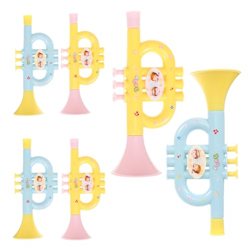 WOONEKY 6 Stück Teiliges Trompetenspielzeug für Realistisches Musikinstrument Musikalischen Entwicklung und Kreativität WOONEKY 6 Stück Teiliges Trompetenspielzeug für Realistisches Musikinstrument Musikalischen Entwicklung und Kreativität von WOONEKY