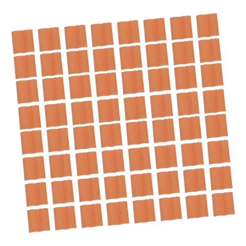 WOONEKY 60 Stück Simulierte Mikro Landschaft Dachziegel Realistische DIY Architektur Materialien für Sandtisch Modelle und Puppenhäuser von WOONEKY