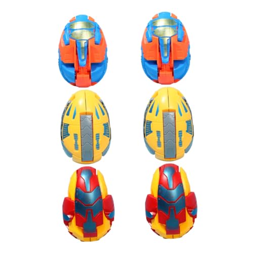WOONEKY 6 Stücke Verwandlungs Dinosaurier Spielzeugset Lustige Miniatureier für Kinder aus Strapazierfähigem Kunststoff für Partyspielzeug und Lernspielzeug WOONEKY 6 Stücke Verwandlungs Dinosaurier Spielzeugset Lustige Miniatureier für Kinder aus Strapazierfähigem Kunststoff für Partyspielzeug und Lernspielzeug von WOONEKY