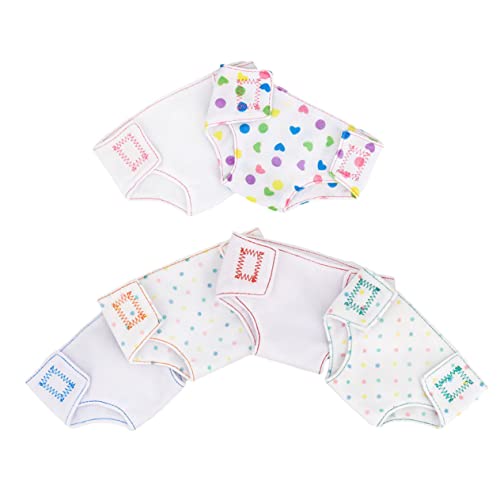 WOONEKY 6Stücke Puppenunterwäsche für Dolls Zubehör mit Niedlichem Design Rollenspielset für Kleine WOONEKY 6Stücke Puppenunterwäsche für Dolls Zubehör mit Niedlichem Design Rollenspielset für Kleine von WOONEKY
