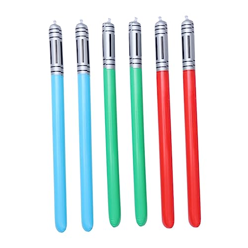 WOONEKY Aufblasbares Pvc-spielzeug Für Kinder Jumbo-spielzeug Realistische Muster Party-dekoration Zufällige Farbe 6 Stück von WOONEKY