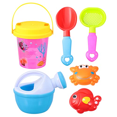 WOONEKY 7 Stück Teiliges Set Sandspielzeug Lustiger Mini Eimer für Strandaktivitäten Fördert Hand Augen Koordination für Eltern Junge Mädchen Spiele Zufällige Farbe WOONEKY 7 Stück Teiliges Set Sandspielzeug Lustiger Mini Eimer für Strandaktivitäten Fördert Hand Augen Koordination für Eltern Junge Mädchen Spiele Zufällige Farbe von WOONEKY