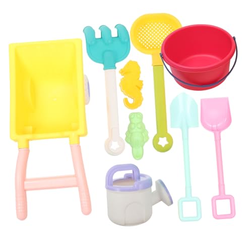 WOONEKY 7 Stück Teiliges Strandspielzeug Set mit Schaufel Eimer und Schubkarre Bunte Sandspielzeuge für Kreative Strandabenteuer Fördert Kreativität und Soziale Zufällige Farbe WOONEKY 7 Stück Teiliges Strandspielzeug Set mit Schaufel Eimer und Schubkarre Bunte Sandspielzeuge für Kreative Strandabenteuer Fördert Kreativität und Soziale Zufällige Farbe von WOONEKY
