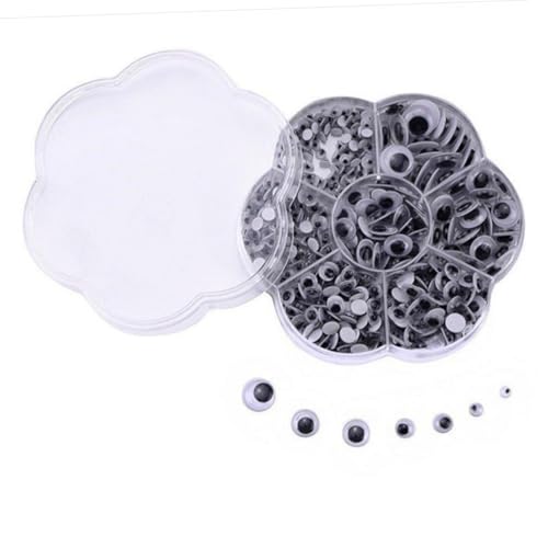 WOONEKY 700 Stück Teiliges Selbstklebend Verschiedene Stark Haftende Augenaufkleber für DIY Bastelprojekte Scrapbooking Spielzeugdekoration Praktisches Bastelzubehör WOONEKY 700 Stück Teiliges Selbstklebend Verschiedene Stark Haftende Augenaufkleber für DIY Bastelprojekte Scrapbooking Spielzeugdekoration Praktisches Bastelzubehör von WOONEKY