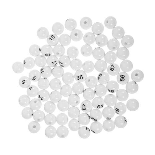 WOONEKY 75Stücke Nummerierte Tombola Bälle aus Kunststoff für Partys und Brettspiele Praktische und Wiederverwendbare Lottokugeln Design für Tombola und Bingo WOONEKY 75Stücke Nummerierte Tombola Bälle aus Kunststoff für Partys und Brettspiele Praktische und Wiederverwendbare Lottokugeln Design für Tombola und Bingo von WOONEKY