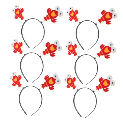 WOONEKY 8 Stück Lobster Haarschmuck Teiliges Lustige Meerestier Haarkränze für Halloween und Karneval Sicher und Langlebig für Cosplay und Partys WOONEKY 8 Stück Lobster Haarschmuck Teiliges Lustige Meerestier Haarkränze für Halloween und Karneval Sicher und Langlebig für Cosplay und Partys von WOONEKY