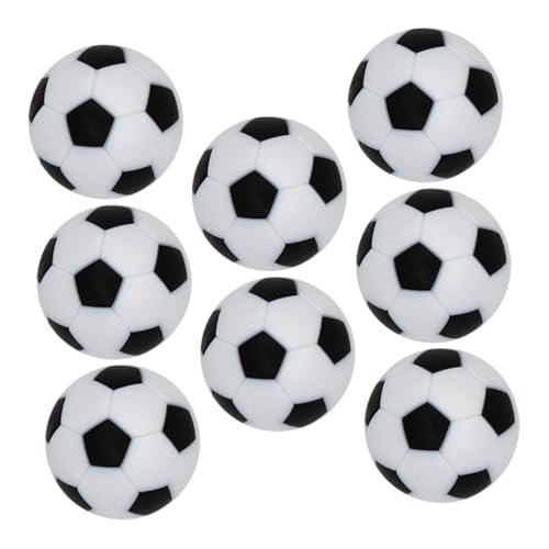 WOONEKY 8 Stück Mini Tischfußball Bälle Ersatzbälle für Tischkicker Kompatibel mit Verschiedenen Modellen Robust und Tragbar für Spiel Zuhause oder Unterwegs von WOONEKY