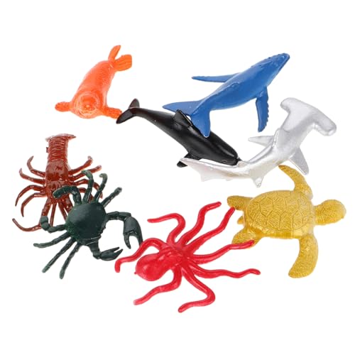 WOONEKY 8 Stück Teiliges Meerestiere Bastelset mit Realistischen Interaktiven Figuren für Pädagogisches zur Kreativen Meeresbiologie als und Geschenkset WOONEKY 8 Stück Teiliges Meerestiere Bastelset mit Realistischen Interaktiven Figuren für Pädagogisches zur Kreativen Meeresbiologie als und Geschenkset von WOONEKY