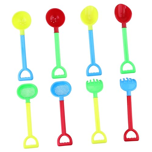 WOONEKY 8 Stück Teiliges Mini Sandspielzeug für Bunte Plastiksandspaten für Strandspiel und Kreatives im Sandkasten Leicht und Kinderfreundlich für Mädchen und Jungen WOONEKY 8 Stück Teiliges Mini Sandspielzeug für Bunte Plastiksandspaten für Strandspiel und Kreatives im Sandkasten Leicht und Kinderfreundlich für Mädchen und Jungen von WOONEKY