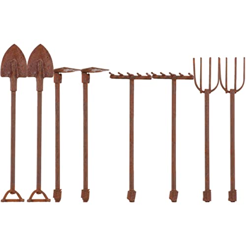 WOONEKY 8 Stück Teiliges Miniatur Gartenwerkzeuge Vintage Mini Tools für Puppenhaus und DIY für Mini Szenen Sammler und Bastelprojekte WOONEKY 8 Stück Teiliges Miniatur Gartenwerkzeuge Vintage Mini Tools für Puppenhaus und DIY für Mini Szenen Sammler und Bastelprojekte von WOONEKY
