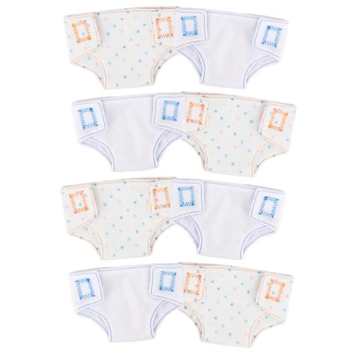 WOONEKY 8 Stück Teiliges Puppen Unterwäsche aus Hochwertigem Niedliche Kleine Mädchen Unterwäsche für Puppen Praktische Handgefertigte Puppenkleidung zum Anziehen Zufällige von WOONEKY