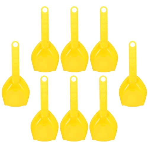 WOONEKY 8 Stück Teiliges Sandspielzeug Set mit Griff Robuste Schaufeln für Strand Garten und Sandkasten für Kreative Outdoor Spiele von WOONEKY