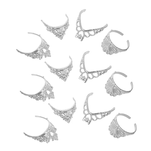 WOONEKY 80 Stück Miniatur Königin Puppenkrone Kunststoff Tiara Kopfschmuck für Puppen Kostüm Zubehör Spiel Geschenk WOONEKY 80 Stück Miniatur Königin Puppenkrone Kunststoff Tiara Kopfschmuck für Puppen Kostüm Zubehör Spiel Geschenk von WOONEKY