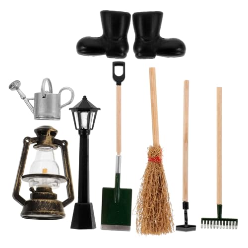 WOONEKY 8Stücke Rechen und Weiteren Werkzeugen für Garten Dekoration und Interaktives WOONEKY 8Stücke Rechen und Weiteren Werkzeugen für Garten Dekoration und Interaktives von WOONEKY