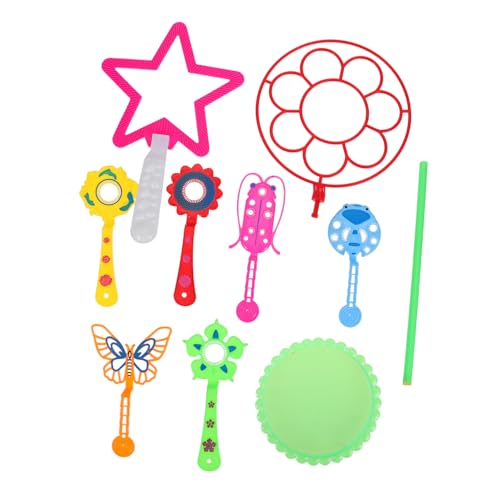 WOONEKY 9 Stück Teiliges Seifenblasenstab Set für Bunte Blasstäbe für Magische Seifenblasen im Freien für Spaß und Bewegung Flexibel und Bruchsicher WOONEKY 9 Stück Teiliges Seifenblasenstab Set für Bunte Blasstäbe für Magische Seifenblasen im Freien für Spaß und Bewegung Flexibel und Bruchsicher von WOONEKY
