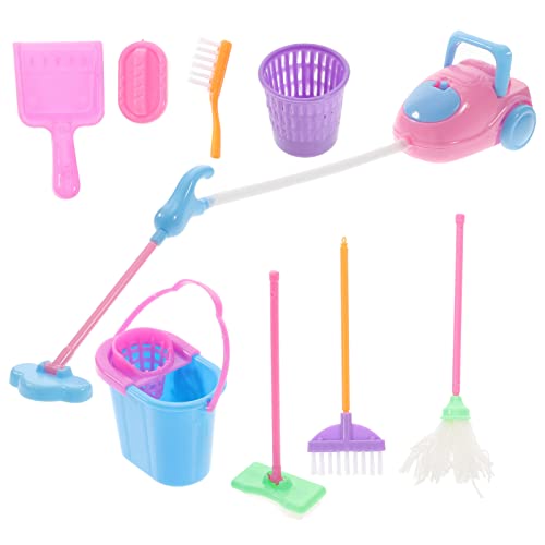 WOONEKY 9 Stücke Teiliges Reinigungsset Imitiertes für Haushalt Farbige Putzutensilien für Kreatives Rollenspiel für Jungen und Mädchen Ab Jahren für Kindergeburtstage und WOONEKY 9 Stücke Teiliges Reinigungsset Imitiertes für Haushalt Farbige Putzutensilien für Kreatives Rollenspiel für Jungen und Mädchen Ab Jahren für Kindergeburtstage und von WOONEKY