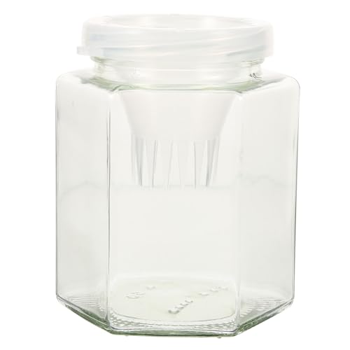 WOONEKY Angelflasche Für Draußen, Fischflasche Für Draußen, Glasflasche Für Fische, Tragbare Fischflasche, Stabiler Fischbehälter, Stabile Fischflasche, Stabiler Garnelenbehälter, von WOONEKY