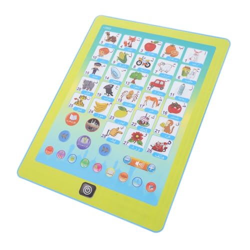 WOONEKY Arabische Frühlernmaschine Tragbar Batteriebetriebenes Lernspielzeug für Interaktive Sprachlernmaschine für Vorschulkinder mit Lernspielen und Leichtem Design von WOONEKY