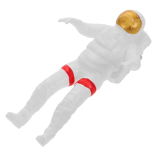 WOONEKY Astronautenstatuen Aus Kunstharz Mit Weltraummotiven: Miniaturfiguren Im Maßstab 1:64 Zum Basteln – Astronautenfigur, Detaillierte Weltraum-partydekoration, Kinderzimmerdeko von WOONEKY