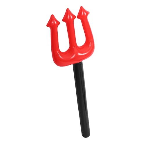 WOONEKY Aufblasbare Teufelsgabel aus PVC für Halloween und Cosplay Leicht Tragbar Langlebig Sicher für Party Gadget und Performance Requisite Roter für Erwachsene WOONEKY Aufblasbare Teufelsgabel aus PVC für Halloween und Cosplay Leicht Tragbar Langlebig Sicher für Party Gadget und Performance Requisite Roter für Erwachsene von WOONEKY