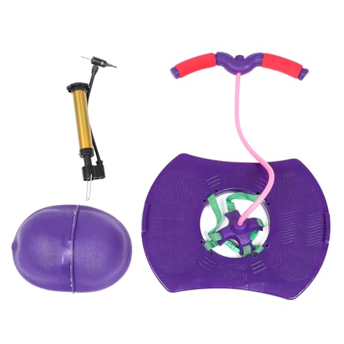 WOONEKY Aufblasbarer Hüpfball für Griffen Bunter Sportspielzeug für Fitness Indoor und Outdoor Pumpe und Nadel Robustes Dickes Material für Aktivitäten im Freien Schule Zufällige Farbe von WOONEKY
