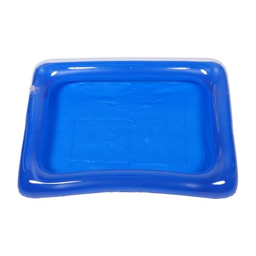 WOONEKY Aufblasbares Sandspielzeug für PVC Sandkasten Blau für Drinnen und Draußen Tragbare Sandtray Lernen ohne WOONEKY Aufblasbares Sandspielzeug für PVC Sandkasten Blau für Drinnen und Draußen Tragbare Sandtray Lernen ohne von WOONEKY