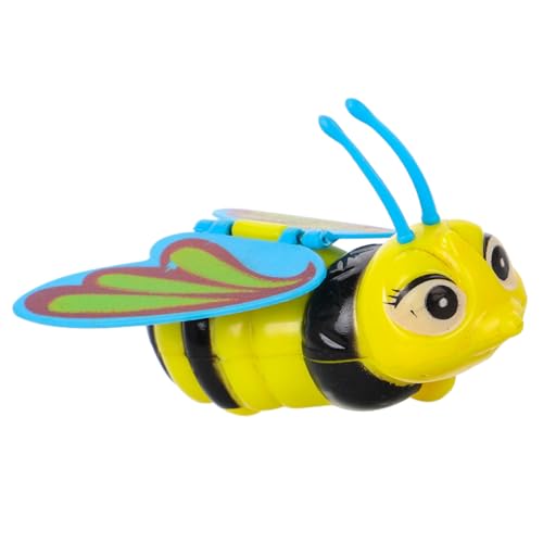 WOONEKY Aufziehbares Bienen aus Kleine Wind Up Tierfigur mit Beweglichen Flügeln Niedliches Mechanisches Bienenmodell für Party Sammler und Detailreich Gestaltetes Frühlingsspielzeug von WOONEKY