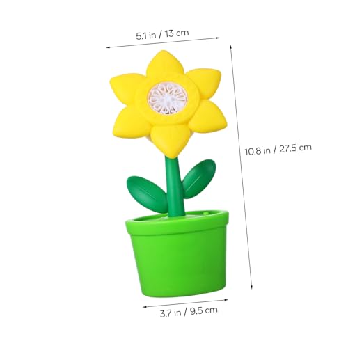 WOONEKY Automatische Sonnenblumen Seifenblasenmaschine mit LED licht und Sound Batteriebetriebene Bubble Machine für Kontinuierliche Blasenproduktion für Outdoor Party und Picknick WOONEKY Automatische Sonnenblumen Seifenblasenmaschine mit LED licht und Sound Batteriebetriebene Bubble Machine für Kontinuierliche Blasenproduktion für Outdoor Party und Picknick von WOONEKY