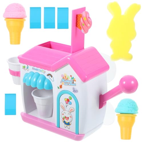 WOONEKY Badewanne mit Seifenblasenmaschine Eiscreme Bubble Machine für Fördert Hand Augen Koordination Sicher und Hautfreundlich Zufällige Farben Zufällige Farbe Zufällige Farbe von WOONEKY