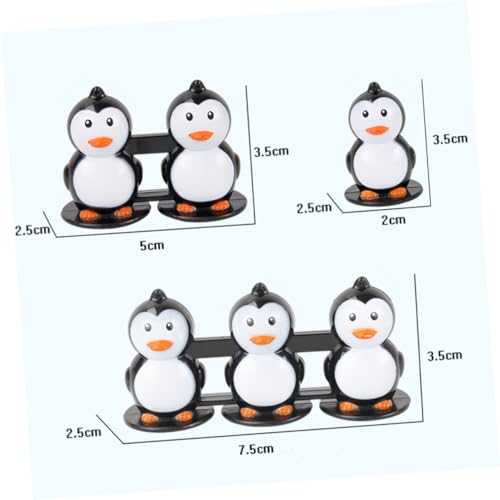 WOONEKY Balance Seesaw mit Pinguinen aus Bruchsicherem Kunststoff Interaktives Eltern Junge Mädchen Balance Spiel Ab Jahren Fördert Kreativität Gleichgewicht und Hebelprinzip Spielerisch von WOONEKY