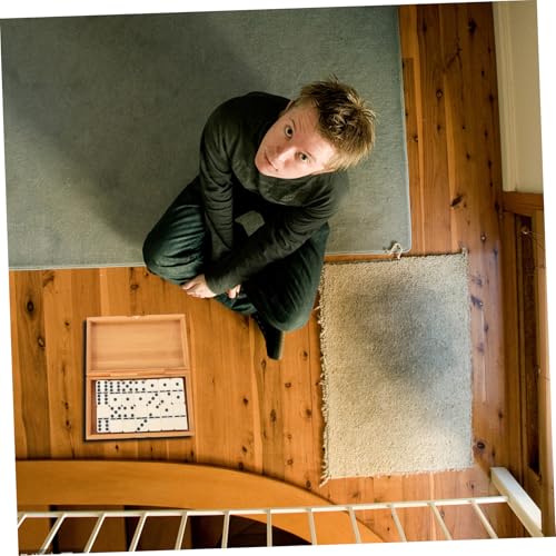 WOONEKY Bambus Domino Weiße Punkte Lustige Dominosteine mit Schiebebox Für Innen Außen Spielspaß WOONEKY Bambus Domino Weiße Punkte Lustige Dominosteine mit Schiebebox Für Innen Außen Spielspaß von WOONEKY