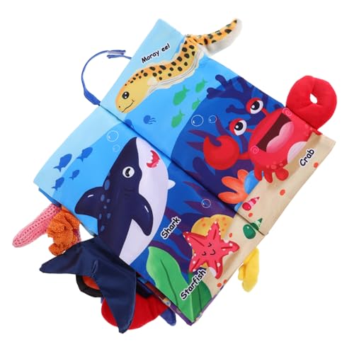 WOONEKY Bilderbuch zur Früherziehung Neugeborene Bücher Babybücher aus Stoff Knisterbuch Säuglingsbuch -Aktivitätsbuch fleißiges Buch, Bücher für kleine Jungen Babybuch Polyester WOONEKY Bilderbuch zur Früherziehung Neugeborene Bücher Babybücher aus Stoff Knisterbuch Säuglingsbuch -Aktivitätsbuch fleißiges Buch, Bücher für kleine Jungen Babybuch Polyester von WOONEKY