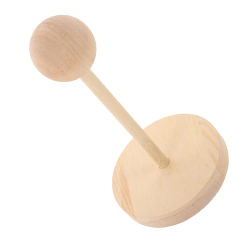 WOONEKY Bjd Puppen Perückenständer Holz Kopfhalter Rutsch Sockel für Puppenhauben Display und Aufbewahrung von WOONEKY