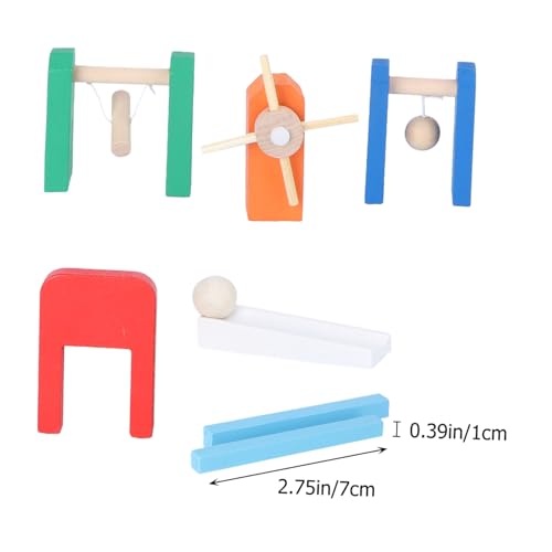 WOONEKY Buntes Domino Holzspielzeug Montessori Lernspielzeug für Ab Jahren Frühpädagogisches Konzentrationsförderndes Bausteinspielzeug WOONEKY Buntes Domino Holzspielzeug Montessori Lernspielzeug für Ab Jahren Frühpädagogisches Konzentrationsförderndes Bausteinspielzeug von WOONEKY