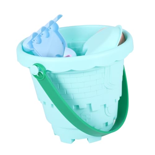 WOONEKY Buntes Strandspielzeug Set Eimer mit Sandförmchen und Angeltier für Jungen und Mädchen Strandspielzeug für Kreative Sommerabenteuer Zufällige Farbe Zufällige Farbe von WOONEKY