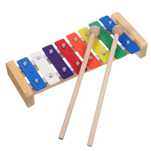 WOONEKY Innovatives 8-ton-Aluminium-xylophon Für Kinder Pädagogisches Spielzeug Weiche Schlägel Kleinkinder von WOONEKY