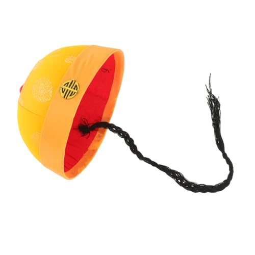 WOONEKY Chinesischer Kaiserhut Historische Kopfbedeckung für Rollenspiele Theater Kostüm Zubehör Traditionelle Cosplay Mütze mit Authentischem Design für Kulturveranstaltungen WOONEKY Chinesischer Kaiserhut Historische Kopfbedeckung für Rollenspiele Theater Kostüm Zubehör Traditionelle Cosplay Mütze mit Authentischem Design für Kulturveranstaltungen von WOONEKY