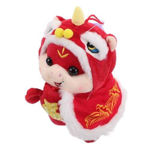 WOONEKY Plüschschlange Schlangenplüschtiere Japanisches Stofftier Zum Chinesischen Neujahr Jahr Der Schlange Chinesisches Glücksjahr Dekoration Ausgestopfte Schlange Aus Plüsch Für von WOONEKY