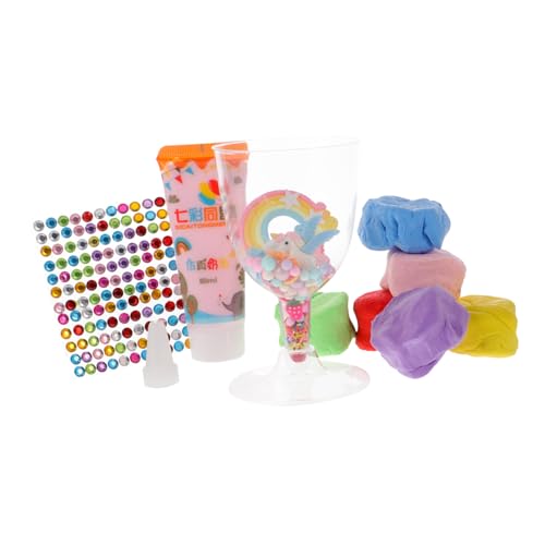 WOONEKY DIY Knete für Kreatives Basteln mit Modelliermasse für Eiswaffeln für Jungen und Mädchen Fördert Fantasie und Kreativität Sichere Materialien Perfektes für Geburtstage und Feste von WOONEKY