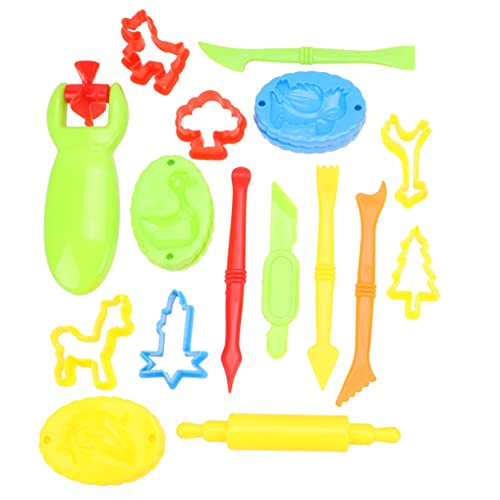 WOONEKY DIY Plastilin Werkzeugset für Bunte Knetformen mit Vielfältigen Molds Leicht zu Greifen Pädagogisches Tonmodellier für Kreatives und Formenlernen WOONEKY DIY Plastilin Werkzeugset für Bunte Knetformen mit Vielfältigen Molds Leicht zu Greifen Pädagogisches Tonmodellier für Kreatives und Formenlernen von WOONEKY