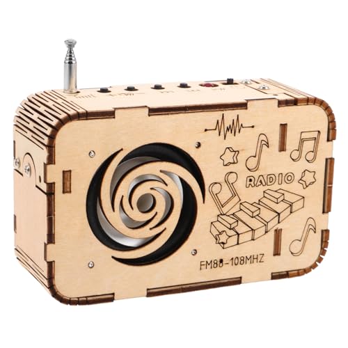 WOONEKY BAU Junge Mädchen Zum Zusammenbauen Eines Radios Stem-Spielzeug Mit Elektronik-experimenten Pädagogisches Lernspielzeug Aus Holz Für Physik Und Wissenschaft WOONEKY BAU Junge Mädchen Zum Zusammenbauen Eines Radios Stem-Spielzeug Mit Elektronik-experimenten Pädagogisches Lernspielzeug Aus Holz Für Physik Und Wissenschaft von WOONEKY