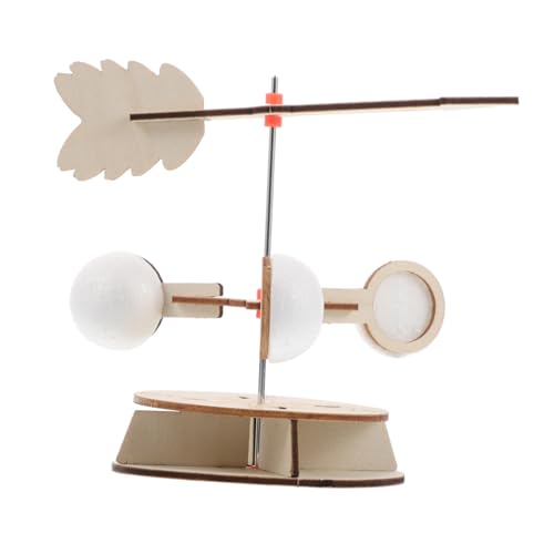 WOONEKY Windfahnen-montagespielzeug Für Kinder Spielzeug Wetter-wissenschaftsset Lernen Sie Die Windrichtung Holzanzeige Pädagogisches Outdoor-Projekt von WOONEKY