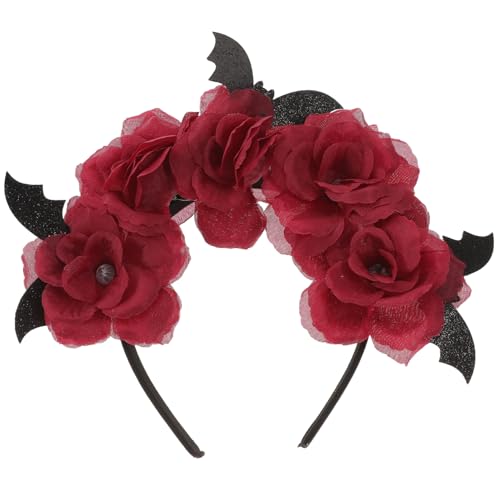 WOONEKY Damen Haarreif Stirnband mit Fledermaus Halloween Haarschmuck Leicht und Bequem für Party Festival Fotografie WOONEKY Damen Haarreif Stirnband mit Fledermaus Halloween Haarschmuck Leicht und Bequem für Party Festival Fotografie von WOONEKY