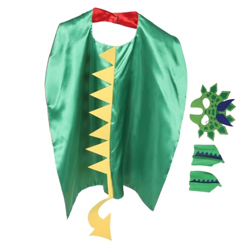 WOONEKY Dinosaurier Kostüm für Umhang mit Maske und Krallen Weicher Sicherer Stoff für Fasching Halloween Rollenspiele und Partys Jungen Mädchen Kostüm Zubehör WOONEKY Dinosaurier Kostüm für Umhang mit Maske und Krallen Weicher Sicherer Stoff für Fasching Halloween Rollenspiele und Partys Jungen Mädchen Kostüm Zubehör von WOONEKY