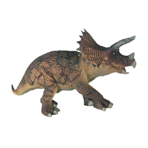 WOONEKY Dinosaurier Modell Triceratops Lebensechte Dekoration Lernspielzeug für Robust Leicht für Zuhause Schule Freien WOONEKY Dinosaurier Modell Triceratops Lebensechte Dekoration Lernspielzeug für Robust Leicht für Zuhause Schule Freien von WOONEKY