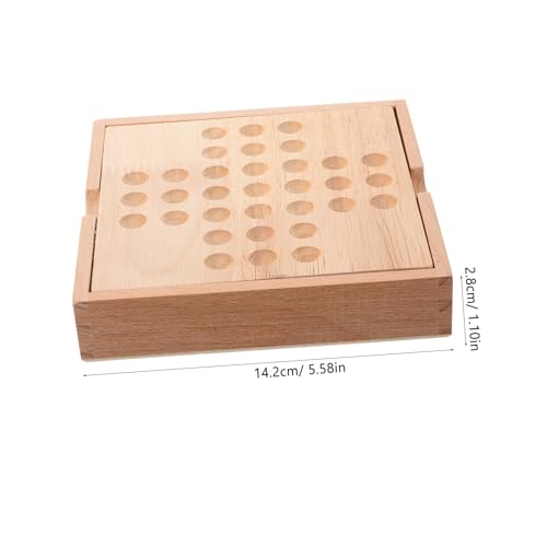 WOONEKY Doppelspieler Schachspiel aus Holz Edukatives Schachspielzeug für Fördert Denkfähigkeit und Interaktion Robustes Material Freizeit und Lernspielzeug WOONEKY Doppelspieler Schachspiel aus Holz Edukatives Schachspielzeug für Fördert Denkfähigkeit und Interaktion Robustes Material Freizeit und Lernspielzeug von WOONEKY