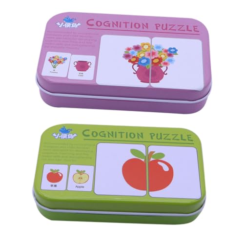 WOONEKY Early Educational Puzzle Spielset mit Früchten und Alltagsgegenständen Pädagogische Lernkarten für Kleinkinder und Kognitives Kartenspiel Konzentration und Früherziehung WOONEKY Early Educational Puzzle Spielset mit Früchten und Alltagsgegenständen Pädagogische Lernkarten für Kleinkinder und Kognitives Kartenspiel Konzentration und Früherziehung von WOONEKY