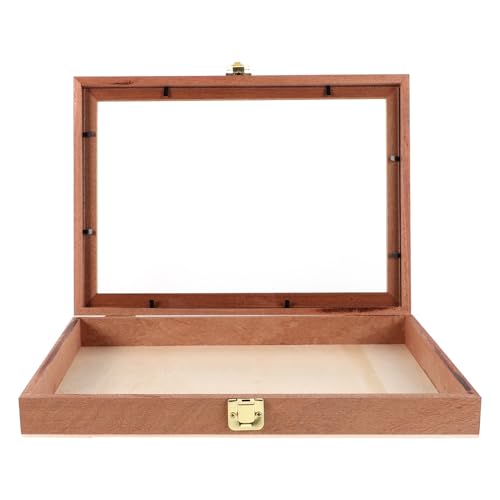 WOONEKY Elegante Holzdisplaybox für Insekten und Schmetterlingsproben Leere für Getrocknete Blumen Holzrahmen für Sammlerstücke WOONEKY Elegante Holzdisplaybox für Insekten und Schmetterlingsproben Leere für Getrocknete Blumen Holzrahmen für Sammlerstücke von WOONEKY